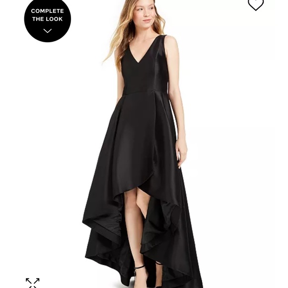 Calvin Klein high low A line gown - Picture 4 of 9